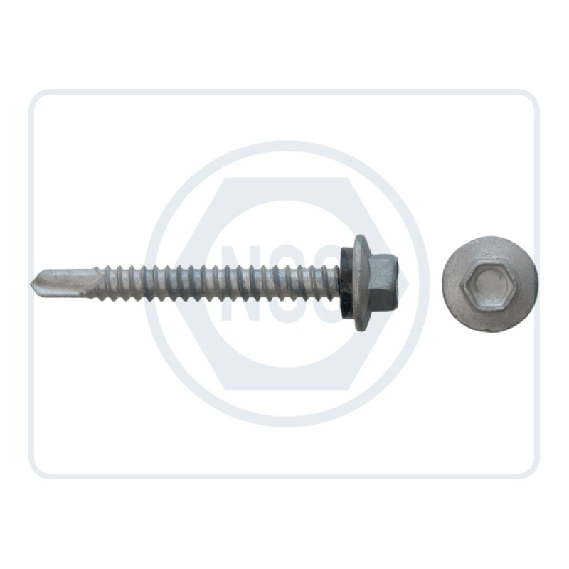 Hex Self Drilling Screw with Seal (for Steel) Class 3 and 4 Pre-pack