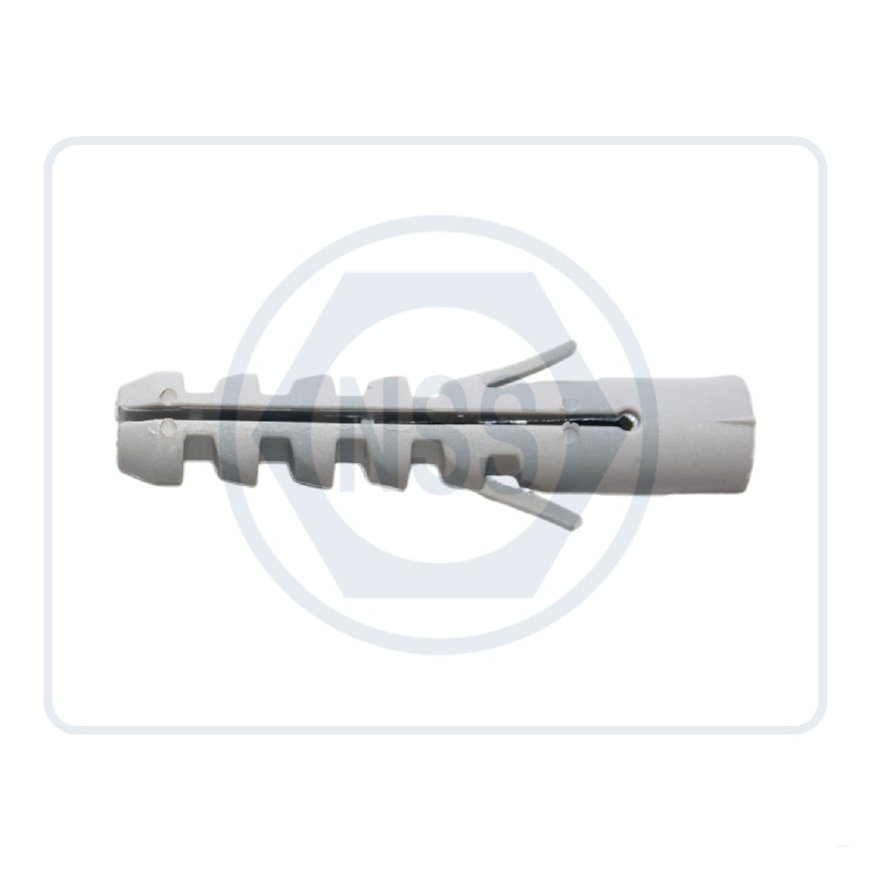 Wall Plug Nylon PA6 Grey